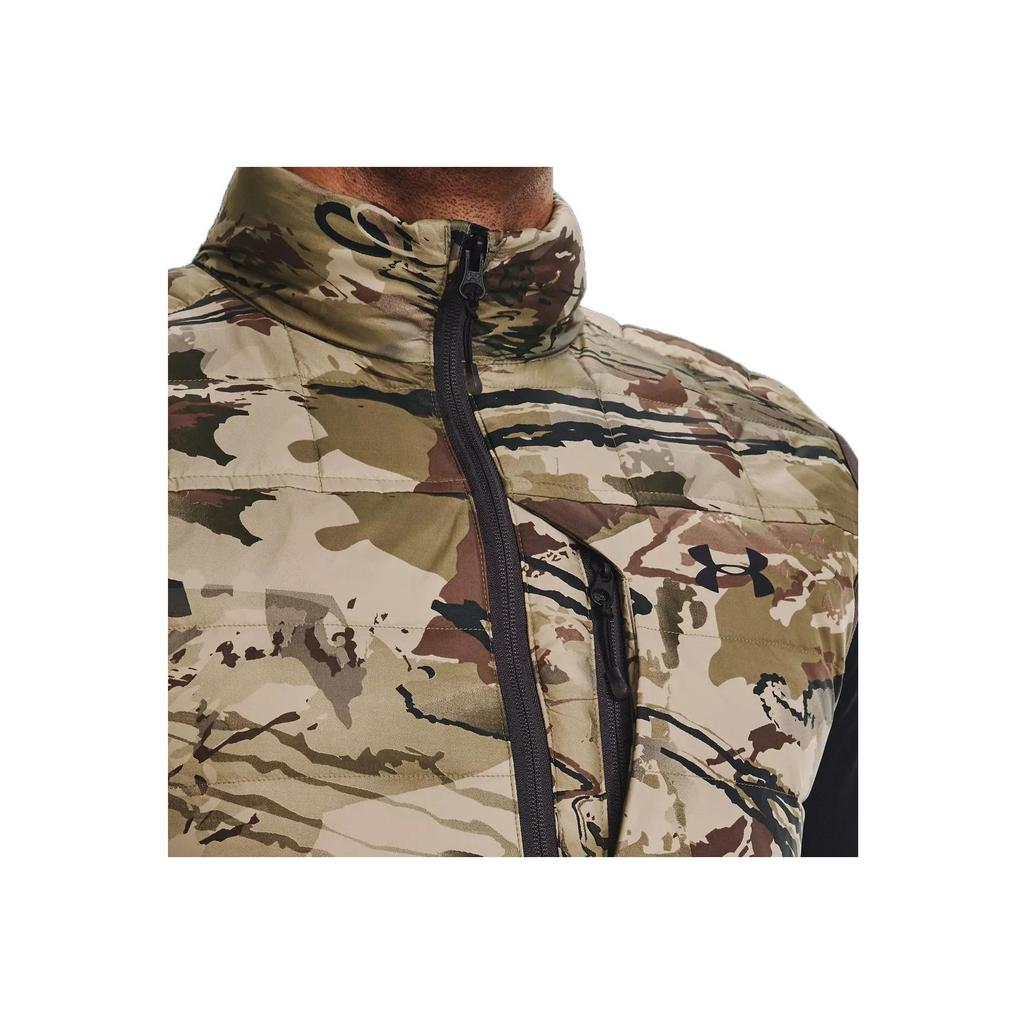 Under Armour Ua Storm Ridge Reaper Camouflage-Print Atmungsaktive Weste mit Reißverschlusskragen für Herren Westen 1372596-989