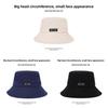 Cotton Fisherman Hat For Men Women Sun Protection Large Brim Summer Fashion Sun Hat With Letter Embroidery