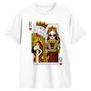 König und Dame der Herzen Spielkarte Valentinstag T-Shirt Strand 100% Baumwolle T-Shirts für Männer Hip Hop Individuell Selbstgemachtes T-Shirt