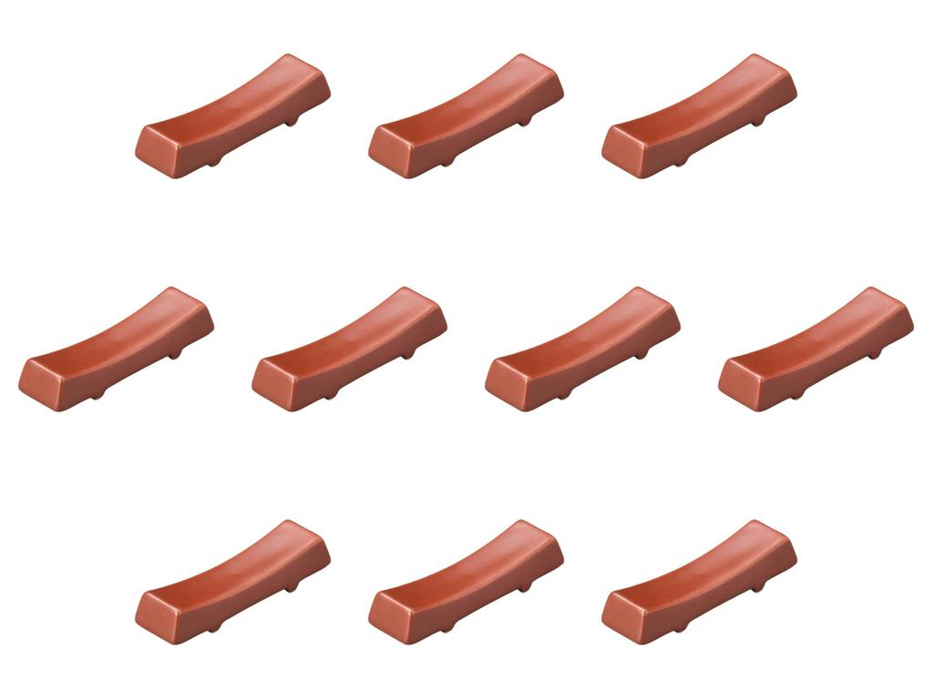 Set of 10 Red Iron Chopstick Rests x Chopstick Rests Setomonohonpo [6 1.5cm]