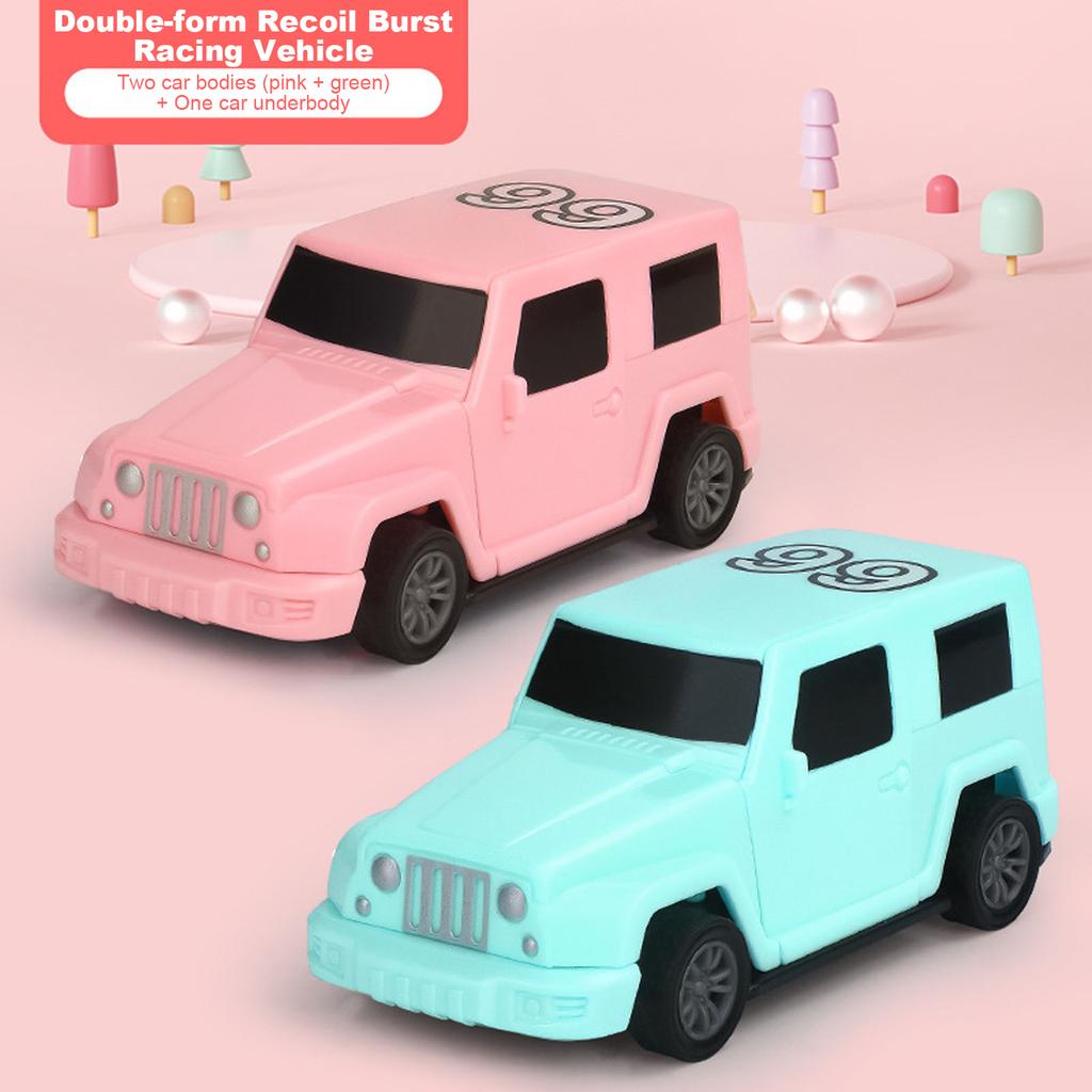 Children's Toy Pullback Collision Explosion Car Assembly Off-road Sports Car Model -mode Flying Car