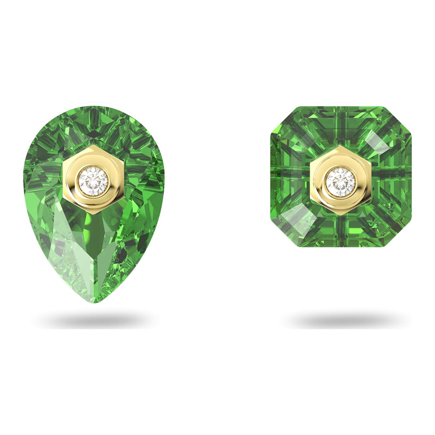 

Swarovski Gema Crystal Earrings Women earrings Green Candy 5615529 Box+Shopping Bag (Random Color)