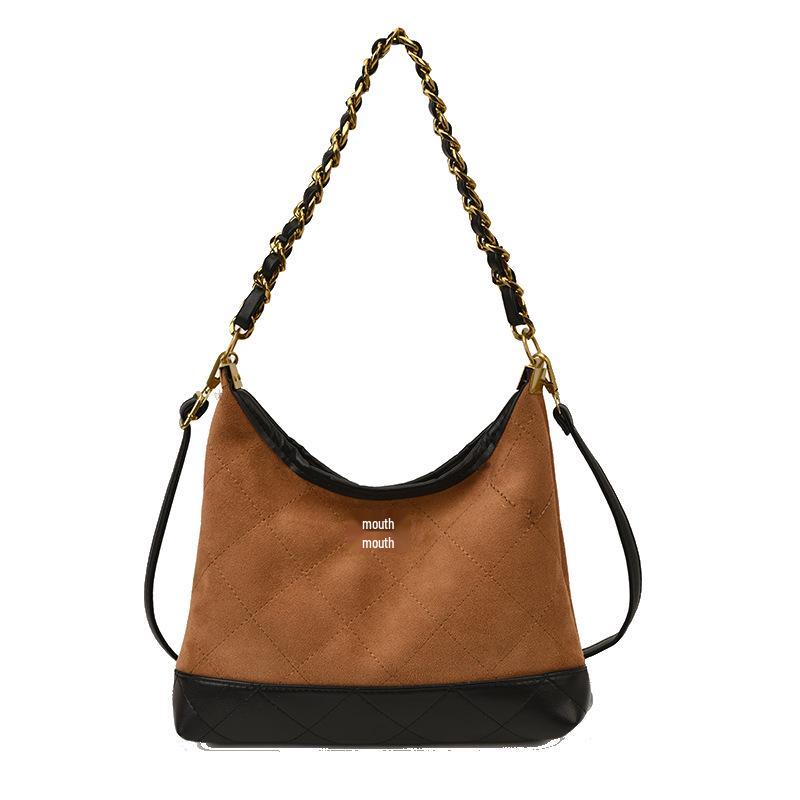 Women's 2025 High-End Retro Versatile Crossbody Shoulder Bag - European & American Fashion Dumpling Design