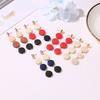 Creative Wooden Tassel Earrings Ins Net Red Wind Color Long Wooden Earrings Fashion Women's Jewelry KTJ