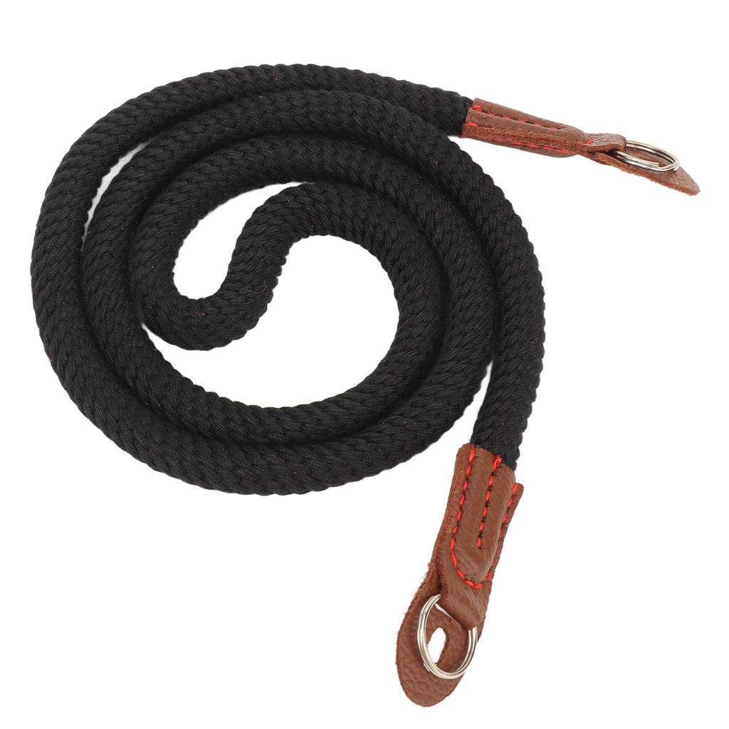 Cotton Artistic Simple Camera Strap Vintage Round Cord Camera Neck Strap for Retro Mini DSLR Camera