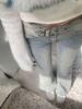 Women's Retro Flare Jeans: Spring-Summer 2025 High Waist Elastic Trumpet Pants