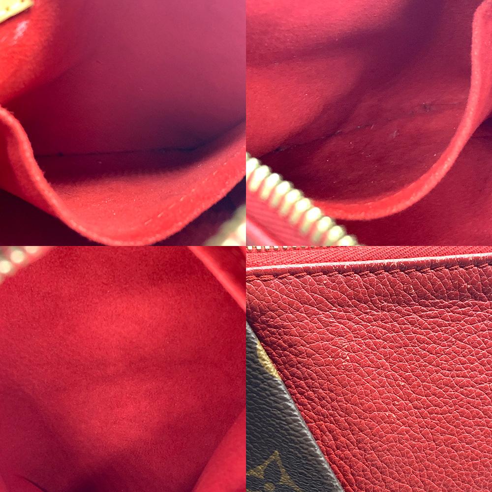 Used LOUIS VUITTONTote Bag Red Monogram Canvas/leather Women