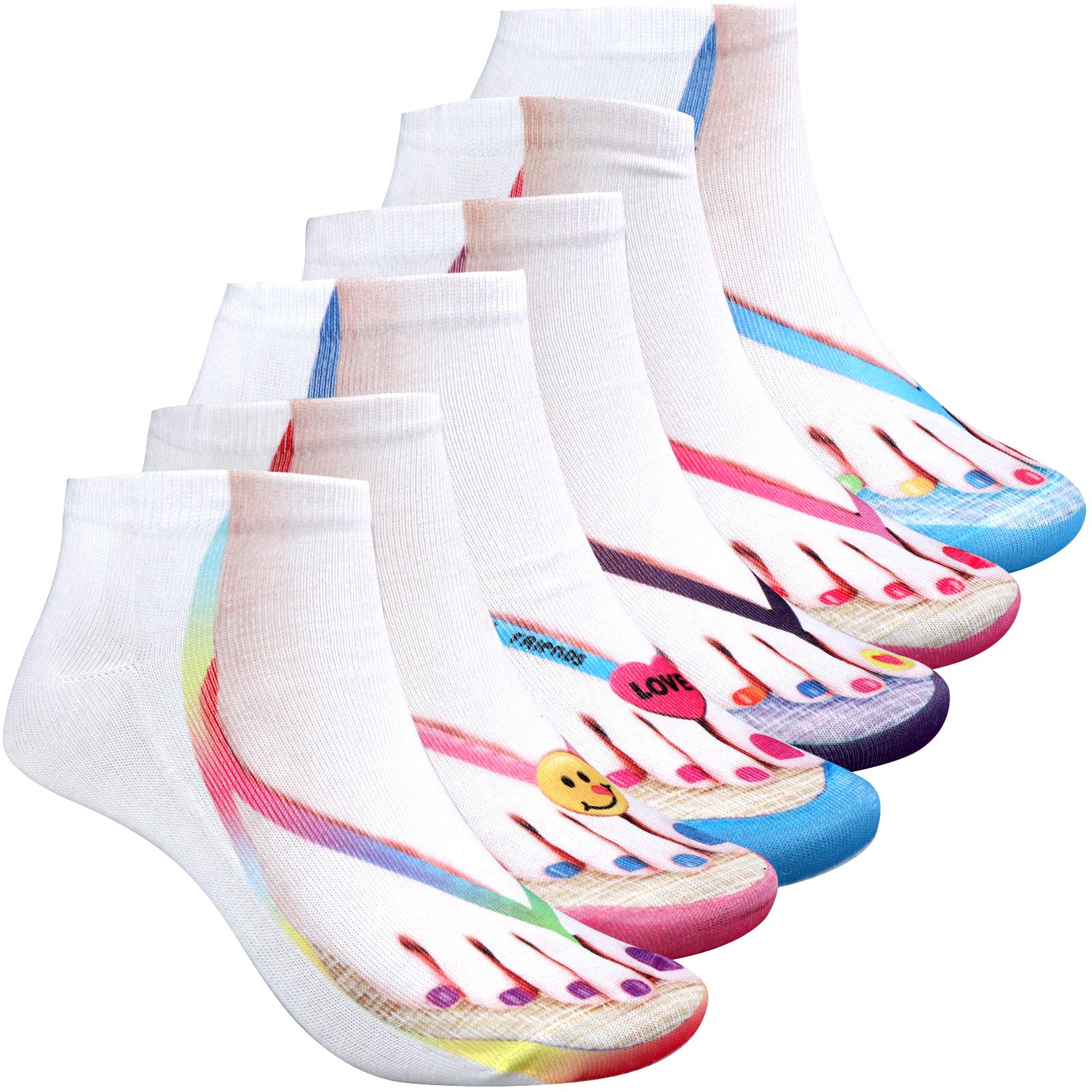 

Носки 3D Узор Маникюр Печать Смешные Скрытый Комфорт Бегущие Носки