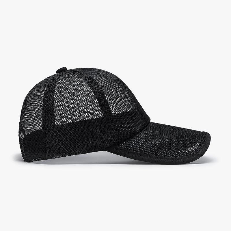New Summer Breathable Mesh Baseball Cap Men's Hollow Brim Outdoor Sports Sun Protection Women's Sun Hat