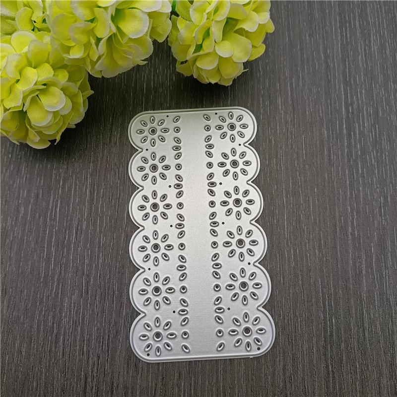 Кружевной Цветочный Скрапбукинг Тиснение Вырезание из Бумаги Открытка Металлическая Форма-Нож Ручной Штамп Трафарет Рукоделие Вырубка 1PC