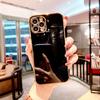 Applicable To iPhone17promax Electroplated Smooth Mobile Phone Case Apple 15/16 Fine Hole 7P/8P Soft Case Xsmax