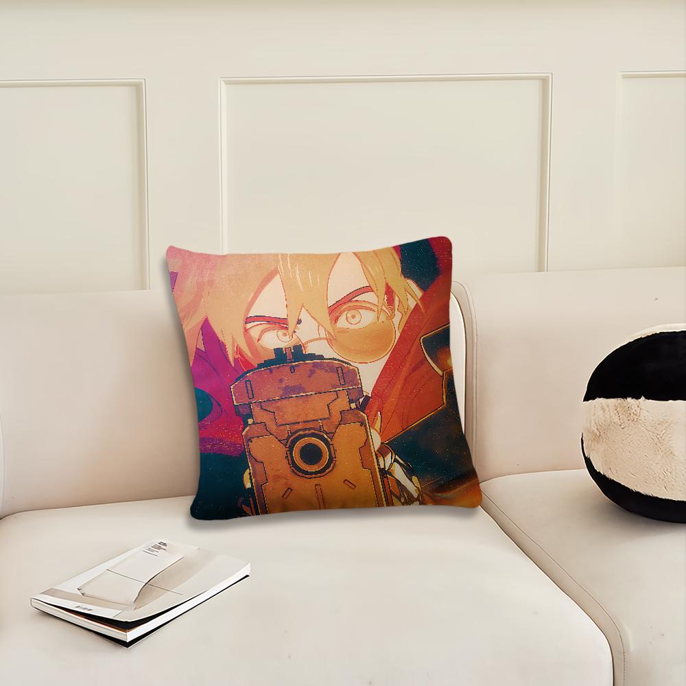 Anime Trigun Stampede Cool MAN Cushion Cover Living Room Headboard Office Cushion Bedroom Cushion Sofa Nap Time Pillow Case