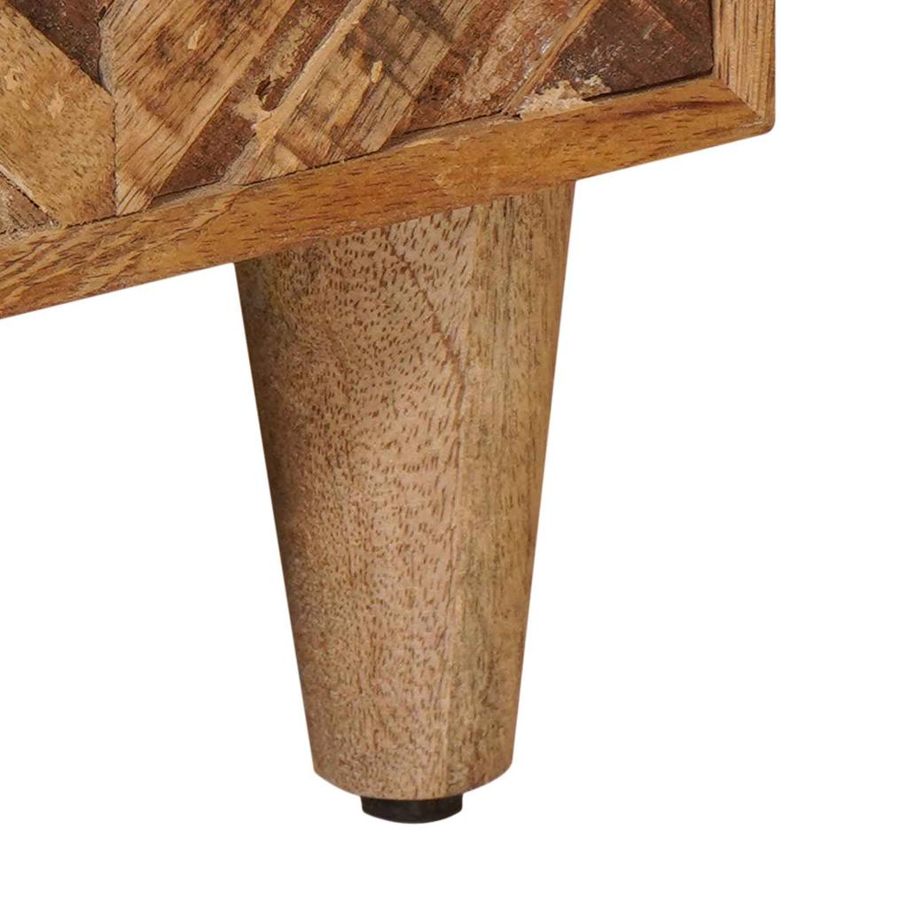 Storage Cabinet In Brown 105 X 33.5 X 46 Cm Solid Mango Wood
