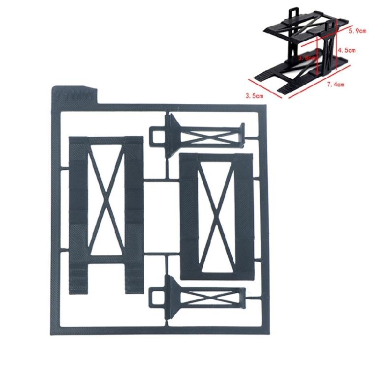 Model Vehicle Garage 2 Level Organization Stand 1/64 Scale Car Model Display Rack Assembly Kits Stable Showcase Platform