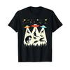 Funny Dinosaur Ufo Lover Retro Vintage Alien Abduction T Shirt Vintage Homme Versatile Stretched Soft Casual Stylish