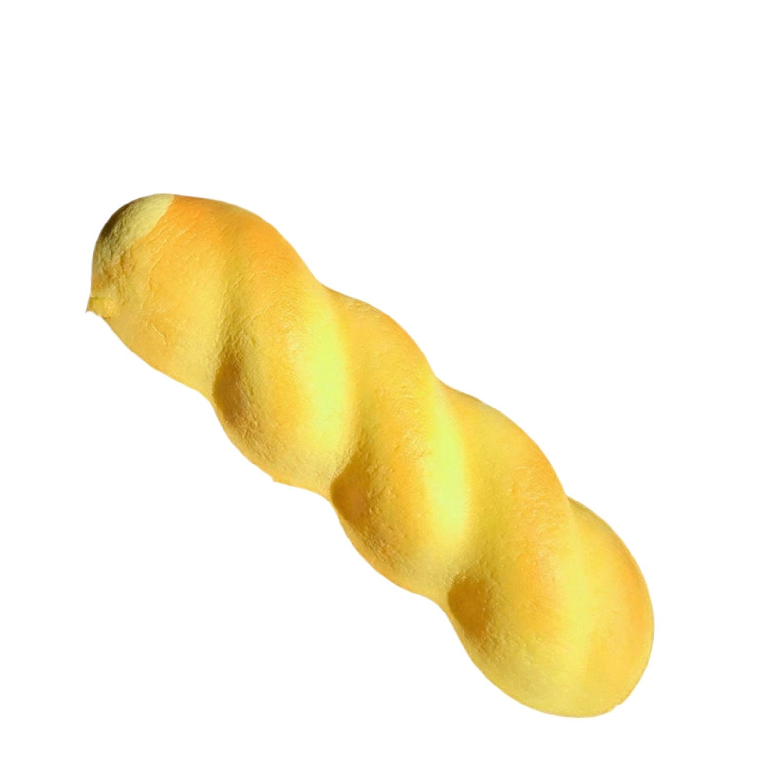 

Soft Slow Rising Toy Bread Shape Stress Simulation Foam Toy for Hand Exercise and Decoration One Size