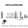 370W Smart Home Automatický motor pro otvírání posuvných dveří Motor Heavy Duty Electric Equipment Mechanik Podpora Telefonní aplikace Dálkové ovládání
