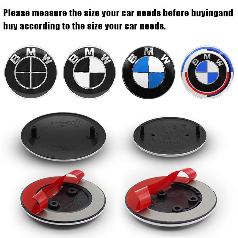 74mm oder 82mm Heckklappenschilder, für BMW F18 F10 E64 E63 E60 E52 E83 E46 E92 E90 E84 E93 G03 F20 X5 X1 Frontklappenschilder.