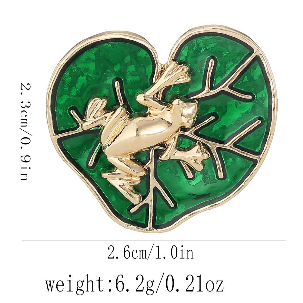 Diamond Studded Frog Brooch, Women's Brooch, Accessories, Gothic Clothing, Brooch, Jewelry, Fashionable Retro Personality