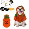 Dog Pumpkin Costume Cosplay Sweatshirt Pet Hoodie Party Costume AllBreeds Halloween Sweater Cats Festival Suit Outfit