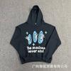 Broken Planet Oversized Hoodie Jogger Set Mens Streetwear Cotton Fleece Letter Puff Print Loose Fit Winter