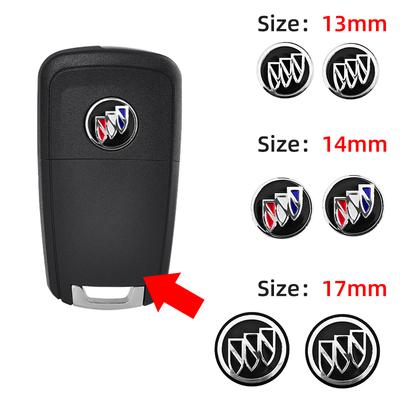 Aluminum Car Remote Key Stickers Decoration Emblem Decal For Buick GL8 GL6 Park Avenue Royaum Enclave LaCrosse Verano Excelle GT
