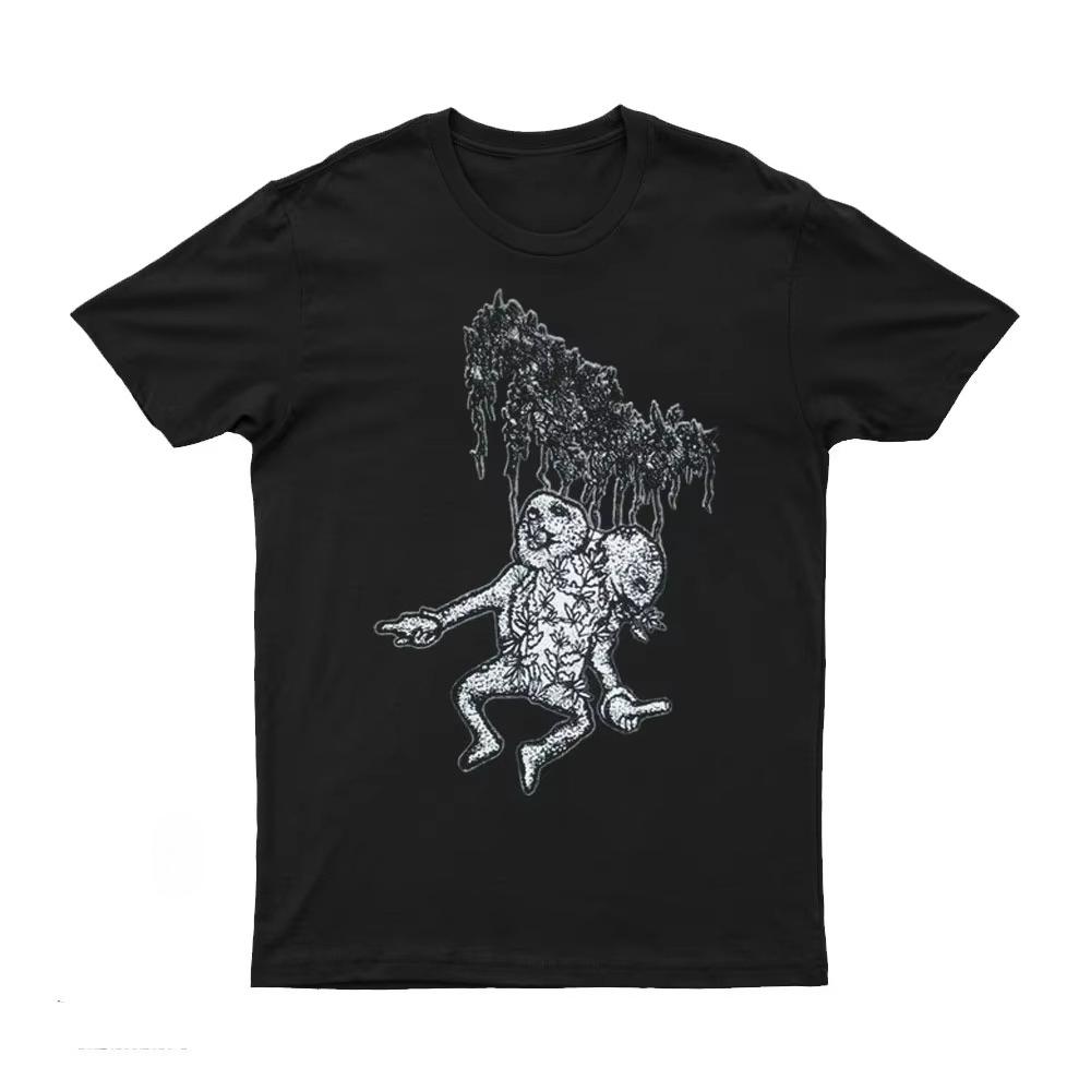 

2025 New Essential Cotton Unisex T-Shirt Fashion Printing Soft Breathable Crew Neck Fashion Men s and Women s T-Shirts One Piece S