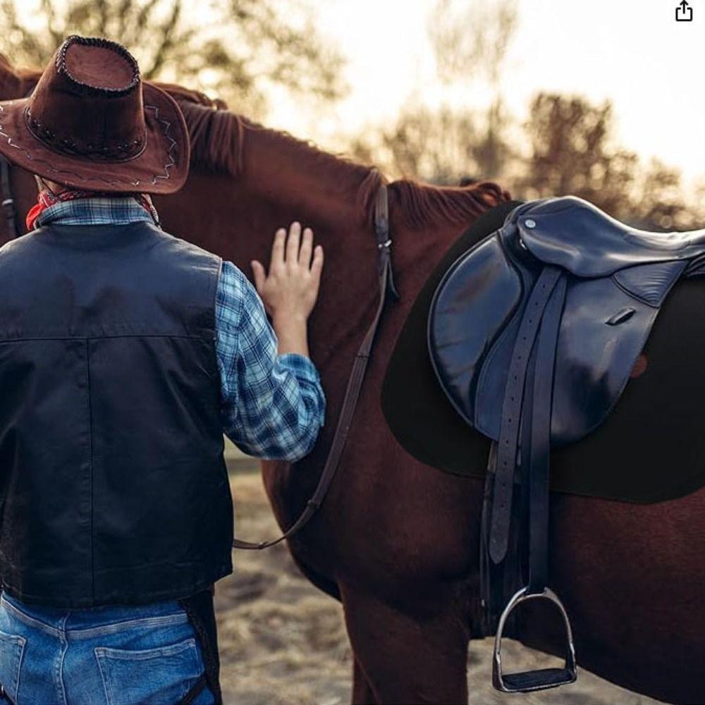 Atmungsaktives Bareback Pad Stoßdämpfendes Reitpad Pferdesattelpad Reitausrüstung