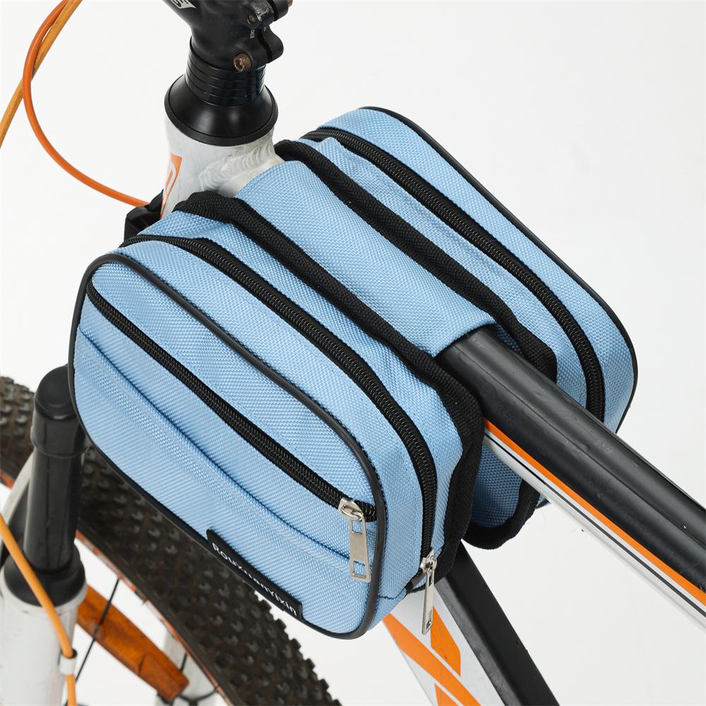 Bicycle Toolkit & Storage: Handlebar Bag, Saddle Bag, Top Tube Phone Holder, Water Bottle Holder