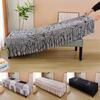 1Pcs Print Piano Bench Cushion Cover Rectangle Stool Covers for Living Room Bedroom
