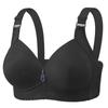 High-grade anti-sagging large size thin underwear women gather fat mothers in the elderly without steel ring bra