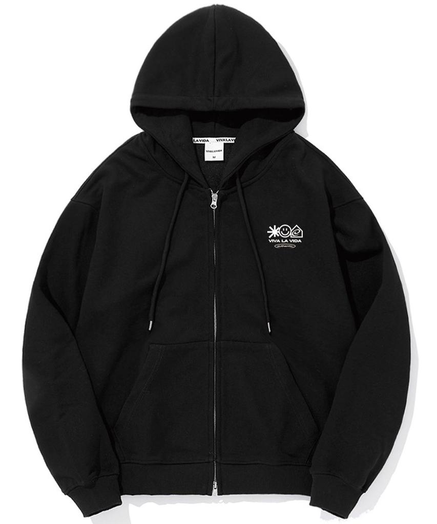 Viva La Vida Smile Heavy Terry Zip-Up Hoodie