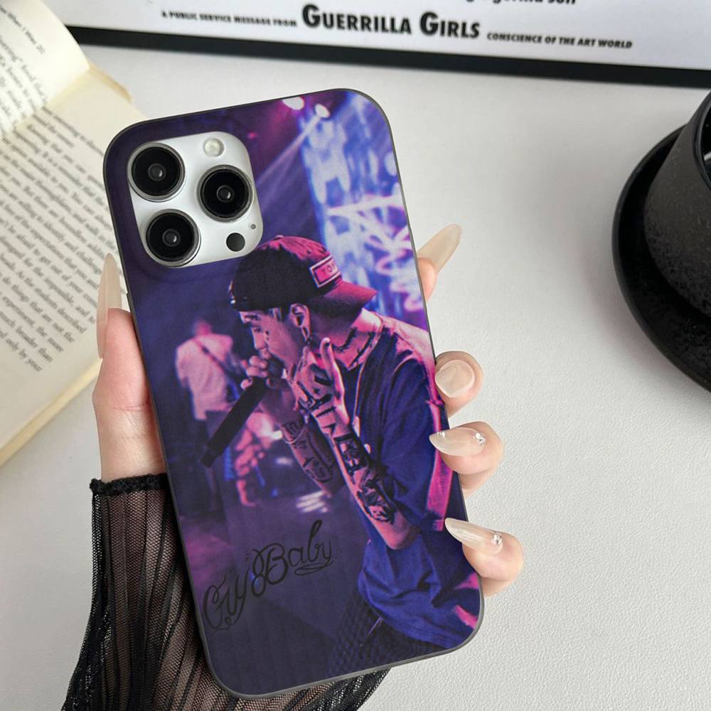 Emo Rapper Lil Peep For IPhone 17 16 15 11 12 13 14 Pro Max Plus Pro Corrugated Translucent Back Phone Cover