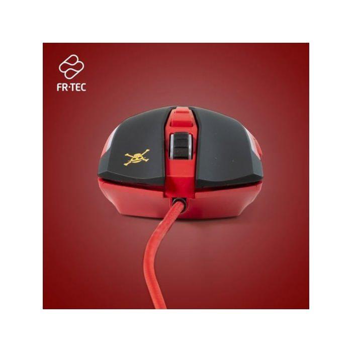 Mouse gaming - FRTEC - One Piece Luffy - Ergonomic - Iluminare de fundal RGB - 8000 DPI
