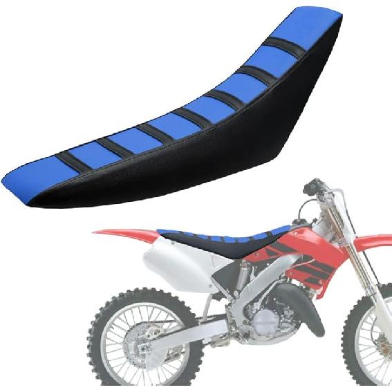 Soft Seat Cover New Compatible with Honda CR125R CR250R CR500R CR80R CRF100F CRF125F CRF150F (Blue)