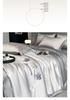 Class A Ice Silk Water Washable Summer Quilt Set - Naked Sleep Embroidery, Thin Blanket, Air Conditioning Quilt, Four-Piece Gift.