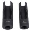 2 Pcs 1Celsius2 Inch Injector Fuel Line Socket Wrench Set Nut Wrench Spanner   Tangsten Steel for Bent Pipes EGT Sensors   Switches