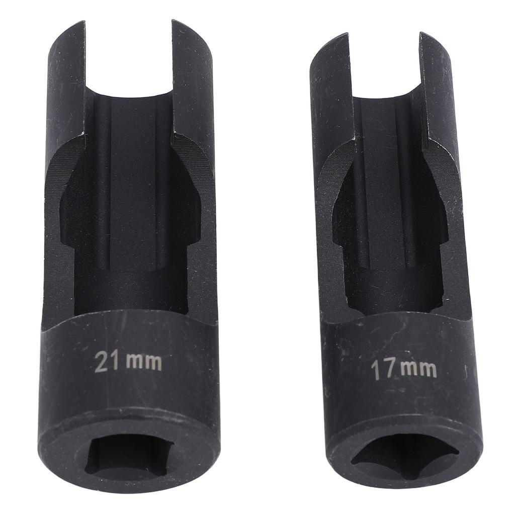 2 Pcs 1Celsius2 Inch Injector Fuel Line Socket Wrench Set Nut Wrench Spanner   Tangsten Steel for Bent Pipes EGT Sensors   Switches