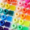 10g Solid Filamentous Candle Dye No Color Transfer Impermeable Strong Coloring Power for DIY Cake Food Decoration Candles