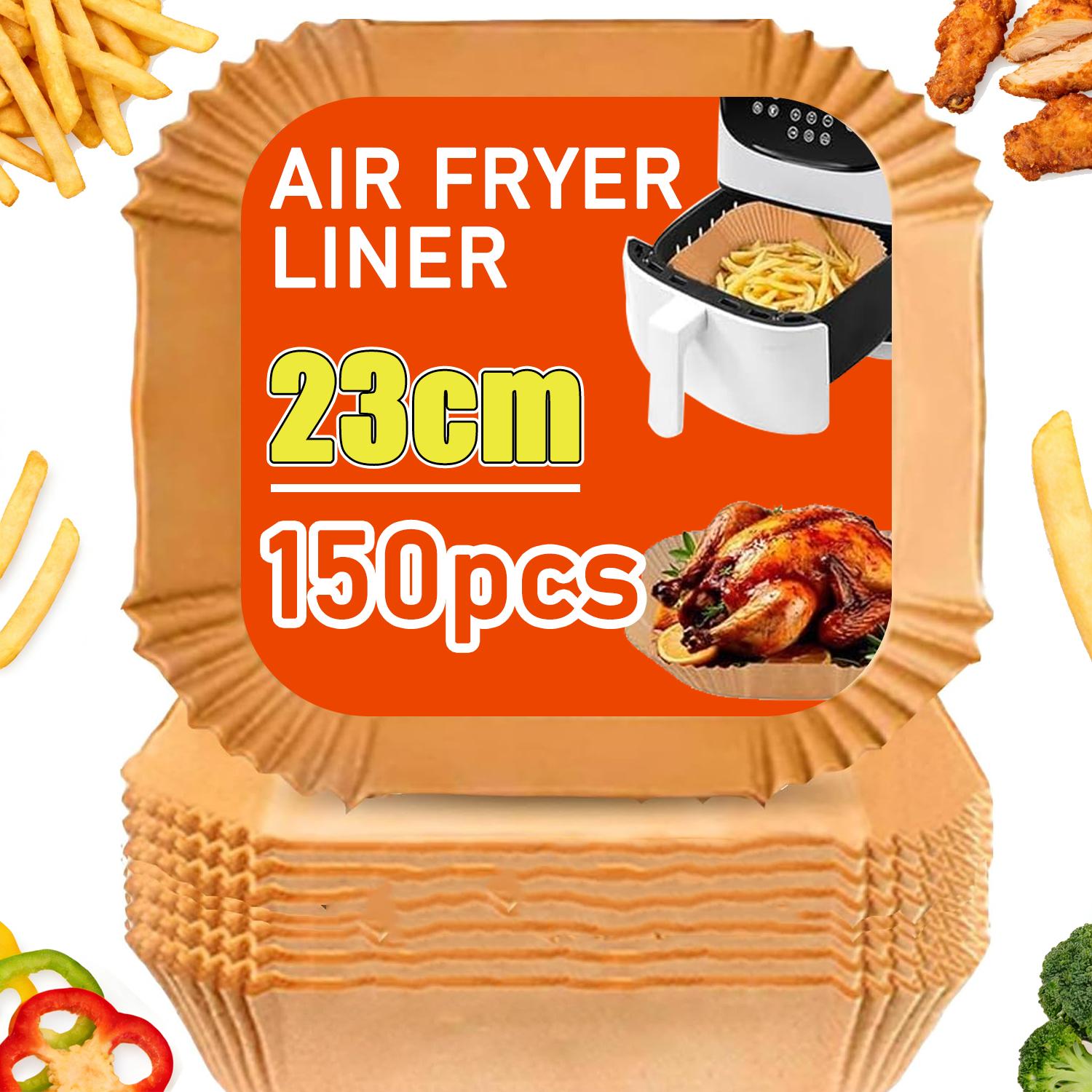 

20/22/23cm Air Fryer Paper Liners Disposable Non-stick Oil-proof Baking Paper Liner for Oven Microwave Roasting Baking Accessori