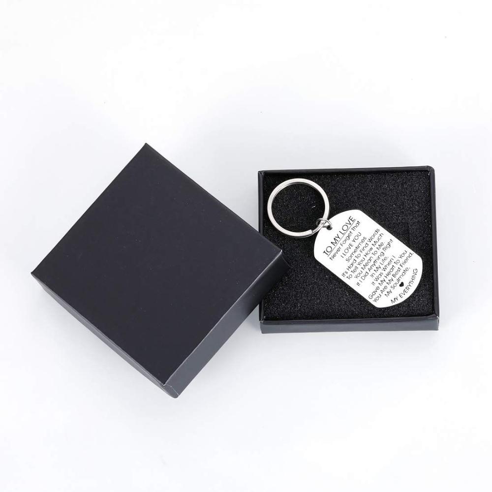 Wife Wedding Boyfriend Anniversary Lover Gifts Keychain Valentines Day Key Ring TO MY LOVE