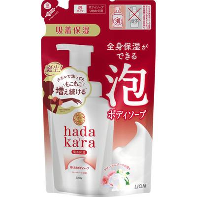 Hadakara  Hadakara  Body Soap  Foam Type  Floral Bouquet Fragrance  Refill  440ml