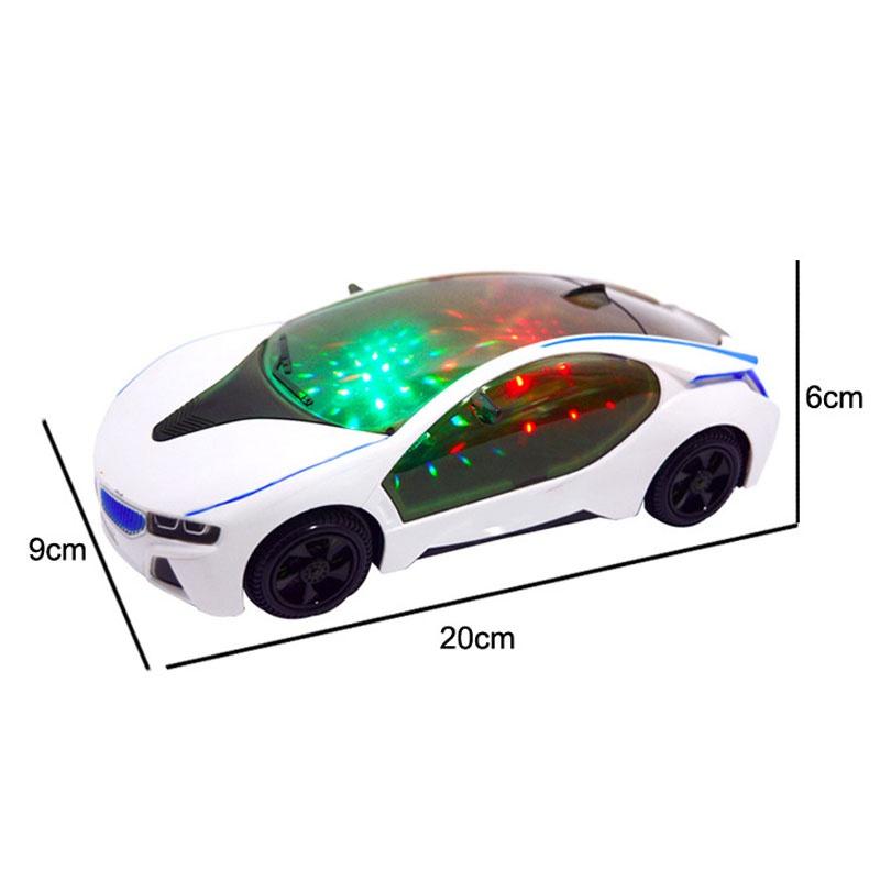 3D LED Flashing Light Car Toys Music Sound Electric Kids Children Gift Toy