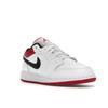 Air Jordan 1 Low GS White Gym Red Kids Sneakers Black 553560-118