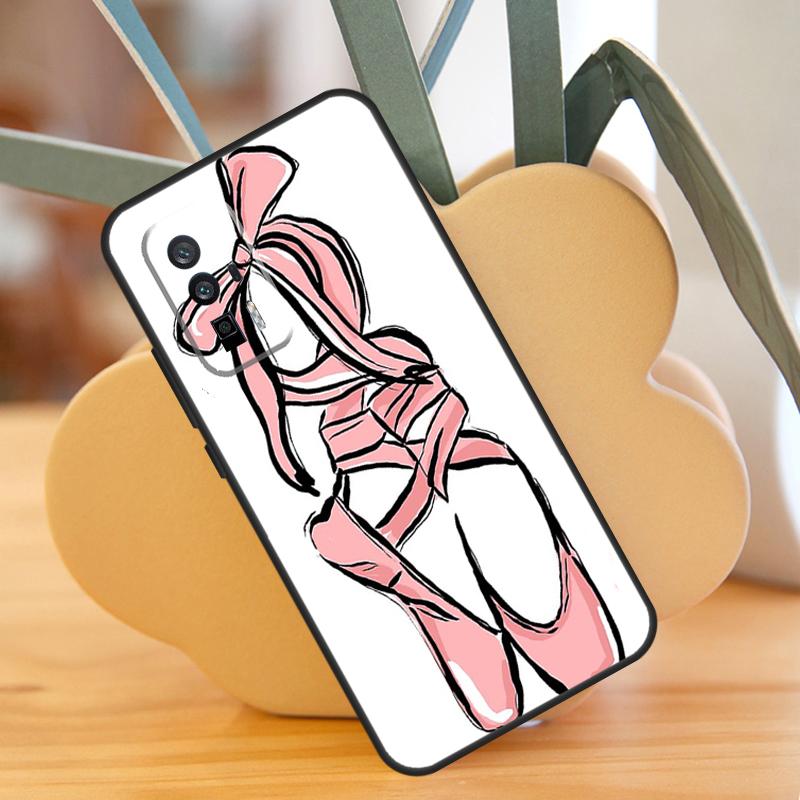 Ballerina Ballet Dance Girl Case For Xiaomi 13T 11T 12T Pro 13 14 Ultra 12 Lite POCO F6 F5 X6 Pro M6 X3 X5 M5s F3 Cover