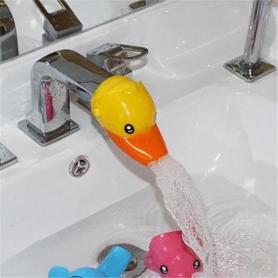 Wasserhahnverlängerung aus Kunststoff Schöne Cartoon-Tiere - Kunststoff-Wasserhahnverlängerung - Gelb - Einloch