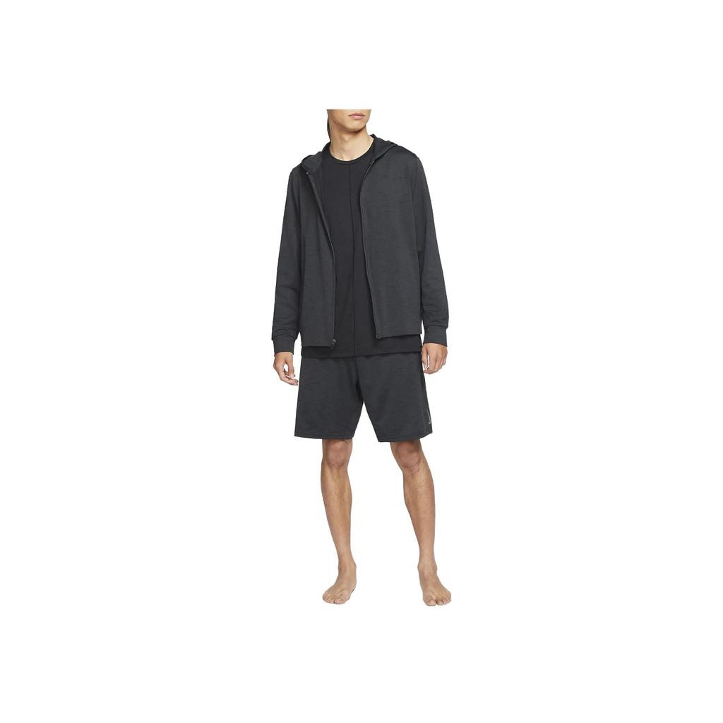 Nike Solid Color Hooded Zip Jacket Men jackets Black CZ2218-010