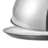 Stainless Steel Steak Cover Round Dish With Lid Oil Proof Meal Cover Kitchen Cooking Tools Teppanyaki Dome Dish Home