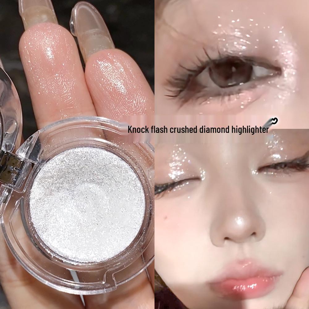 FAICCIA Fei Xi Blinding Diamond Highlighter: Shimmery Eyeshadow with Moonlight Glitter Finish