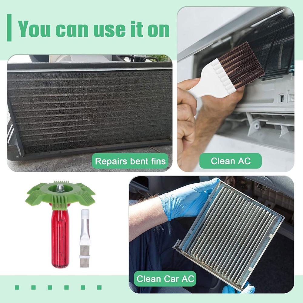 2pcs Straightener Tool Fin Comb Air Conditioner Cleaning Tool Air Conditioner Cleaning